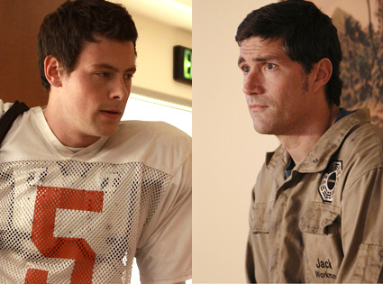 Cory Monteith, Glee, Matthew Fox, Lost Cory Monteith, Glee, Matthew Fox, Lost